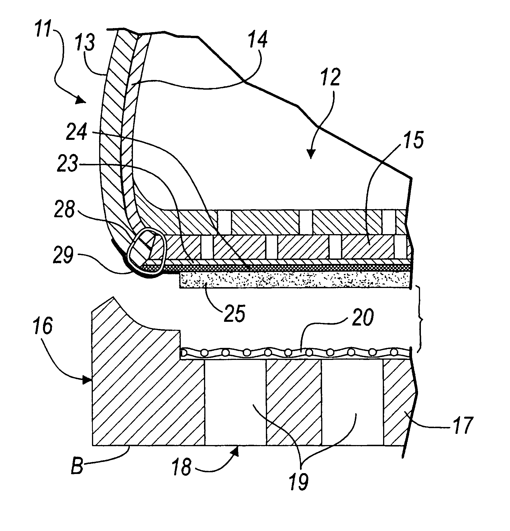 Waterproof vapor-permeable shoe