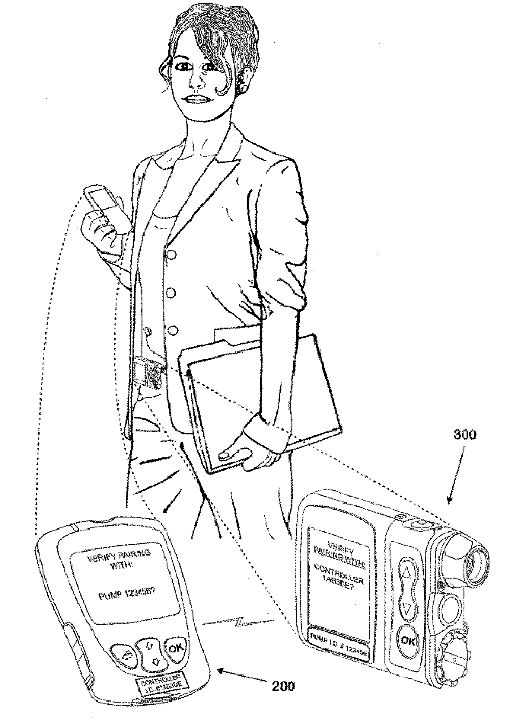 Methods for secure communication and pairing of a medical infusion device and a remote controller for such medical device