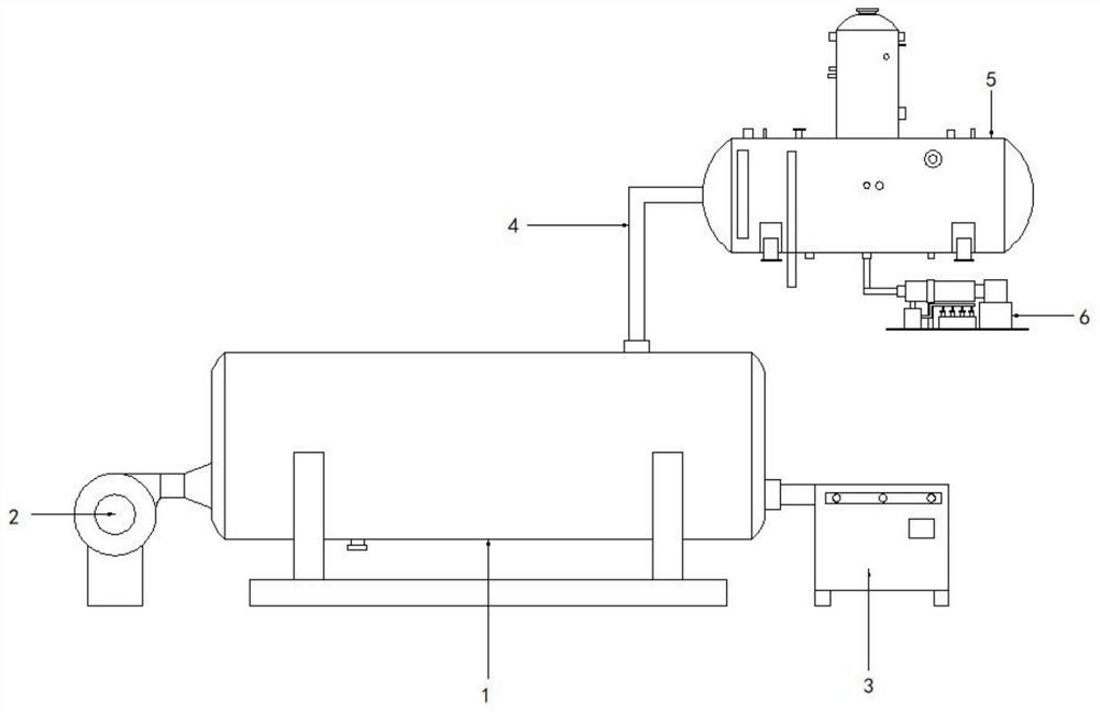 On-line detection device for corrosion protection of thermal system for hot water boiler