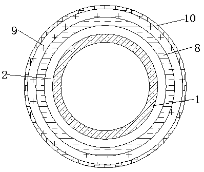 Glue pipe for vehicle