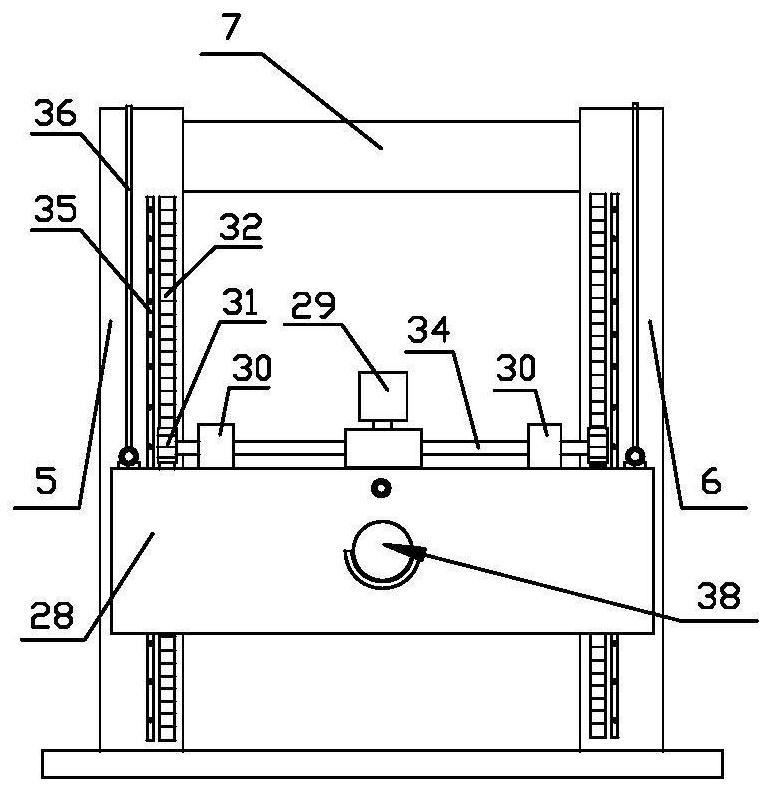 An automatic power cable unwinding device and its operating method