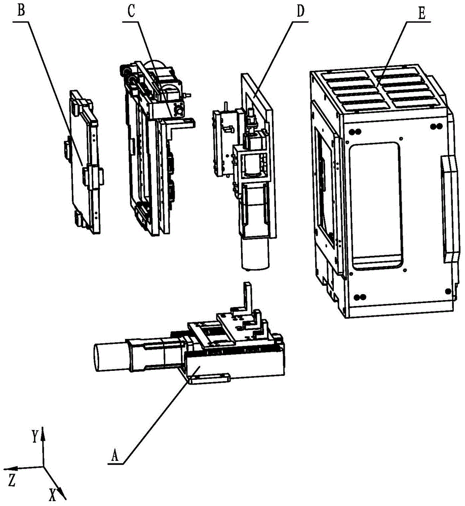 A three-degree-of-freedom precision adjustment device for a compact back-mounted lens