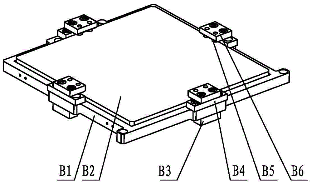 A three-degree-of-freedom precision adjustment device for a compact back-mounted lens