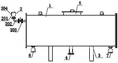 Intelligent monitoring device for leakage of oil storage cabinet