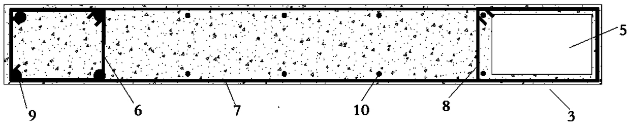 AssembLing type shear waLL verticaL seam teeth groove type connecting structure