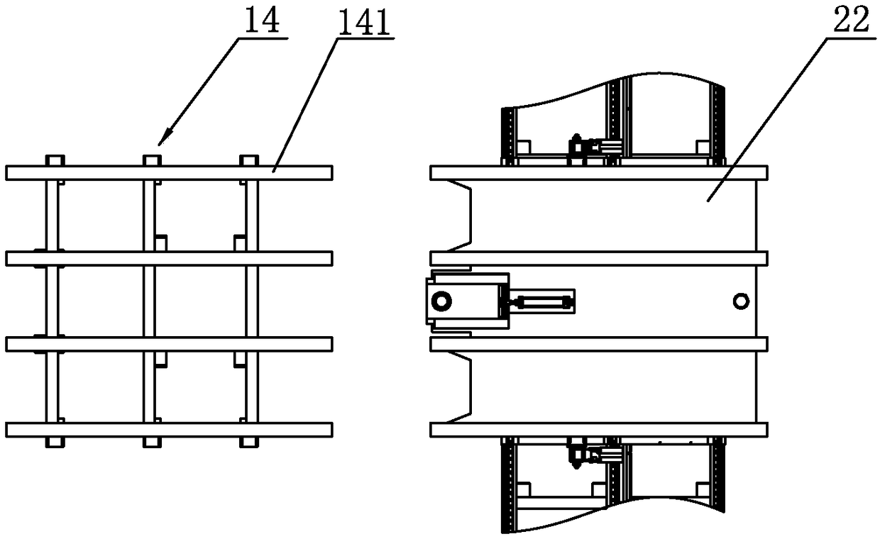 Machine tool table exchange system for flexible line of gantry machining center