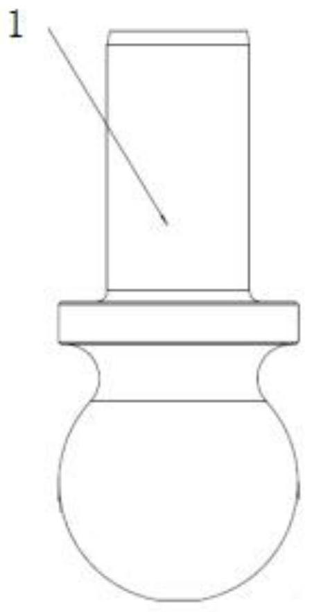 Automatic grading mechanism for ball head and ball socket of engine