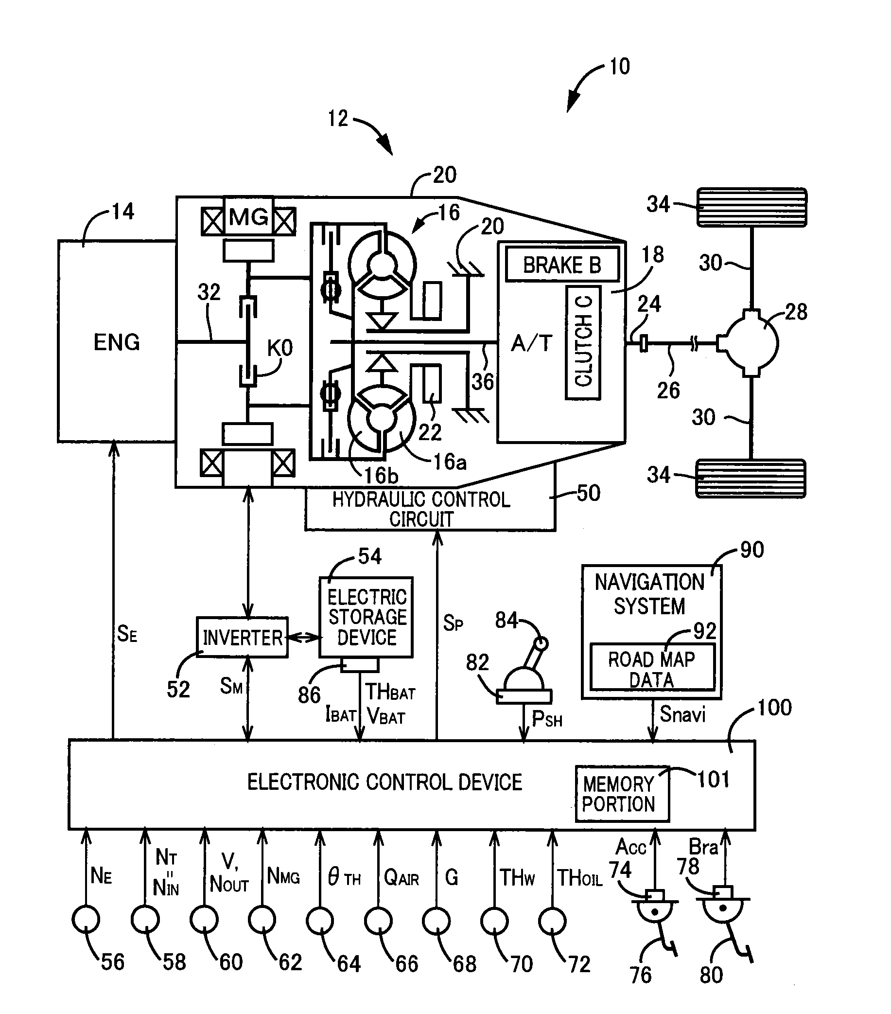 Control device of hybrid vehicle