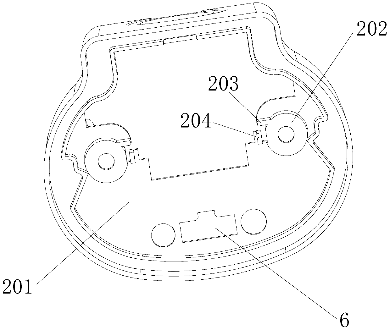 Tri-proof lamp facilitating aloft work