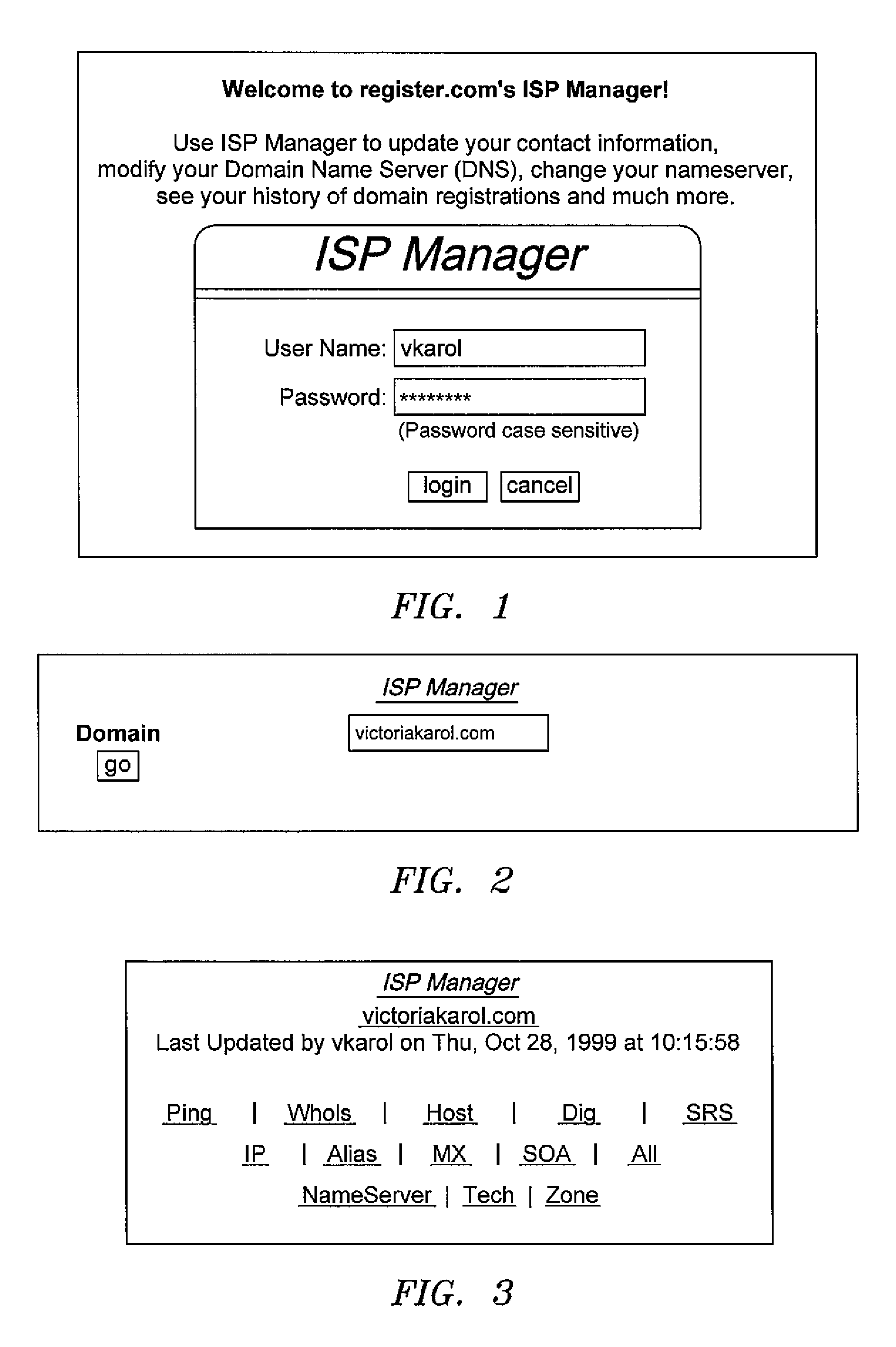 Domain manager for plural domains and method of use