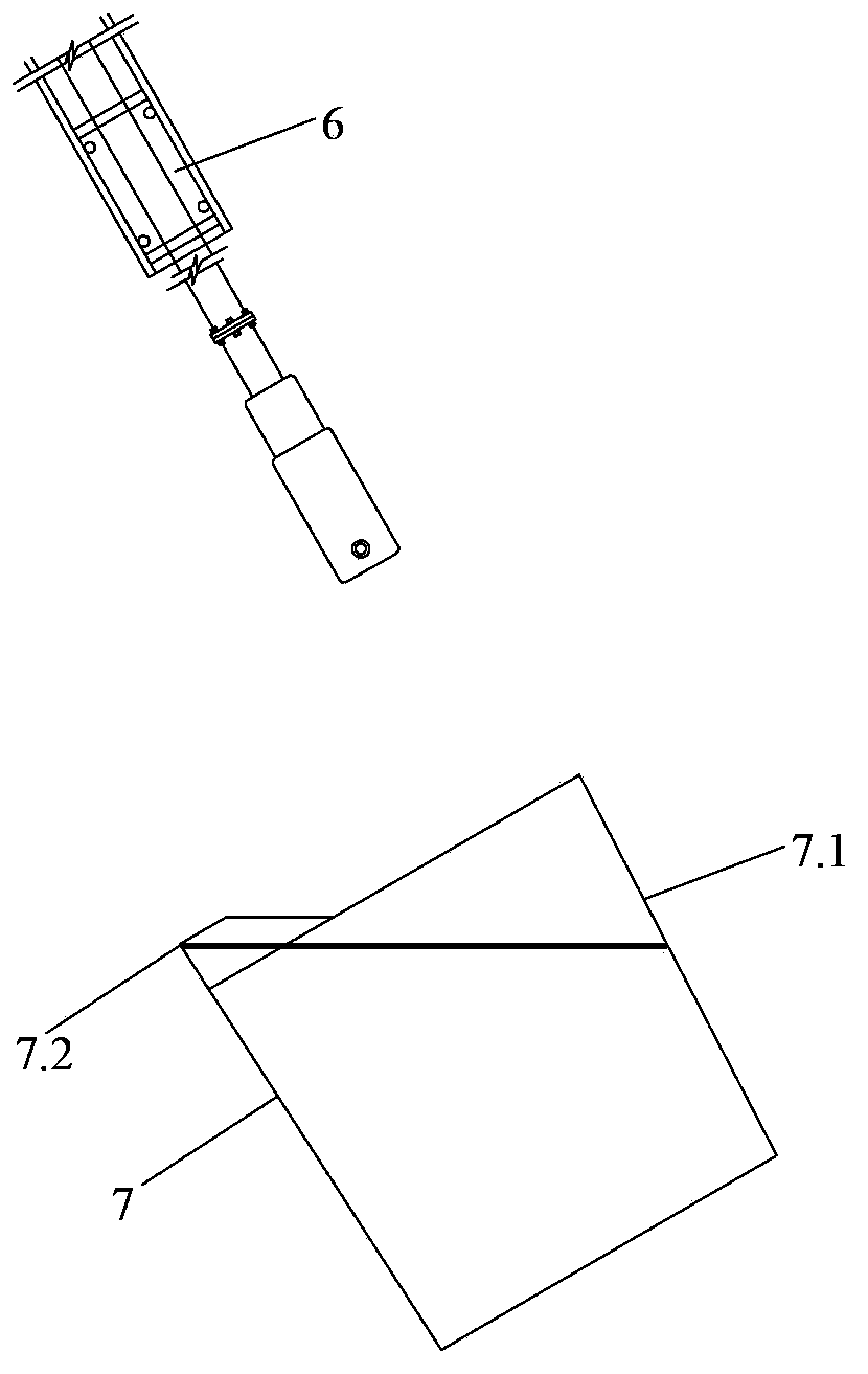 Gas-blowing and slag-gathering spray gun for assisting slag-off of molten iron and using method of spray gun