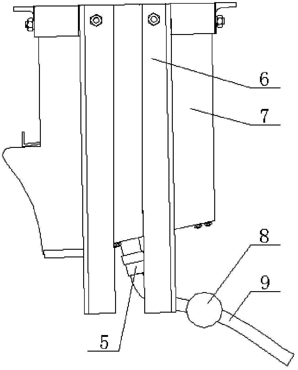 Pneumatic direct seeding precision sowing device for rice bud seeds