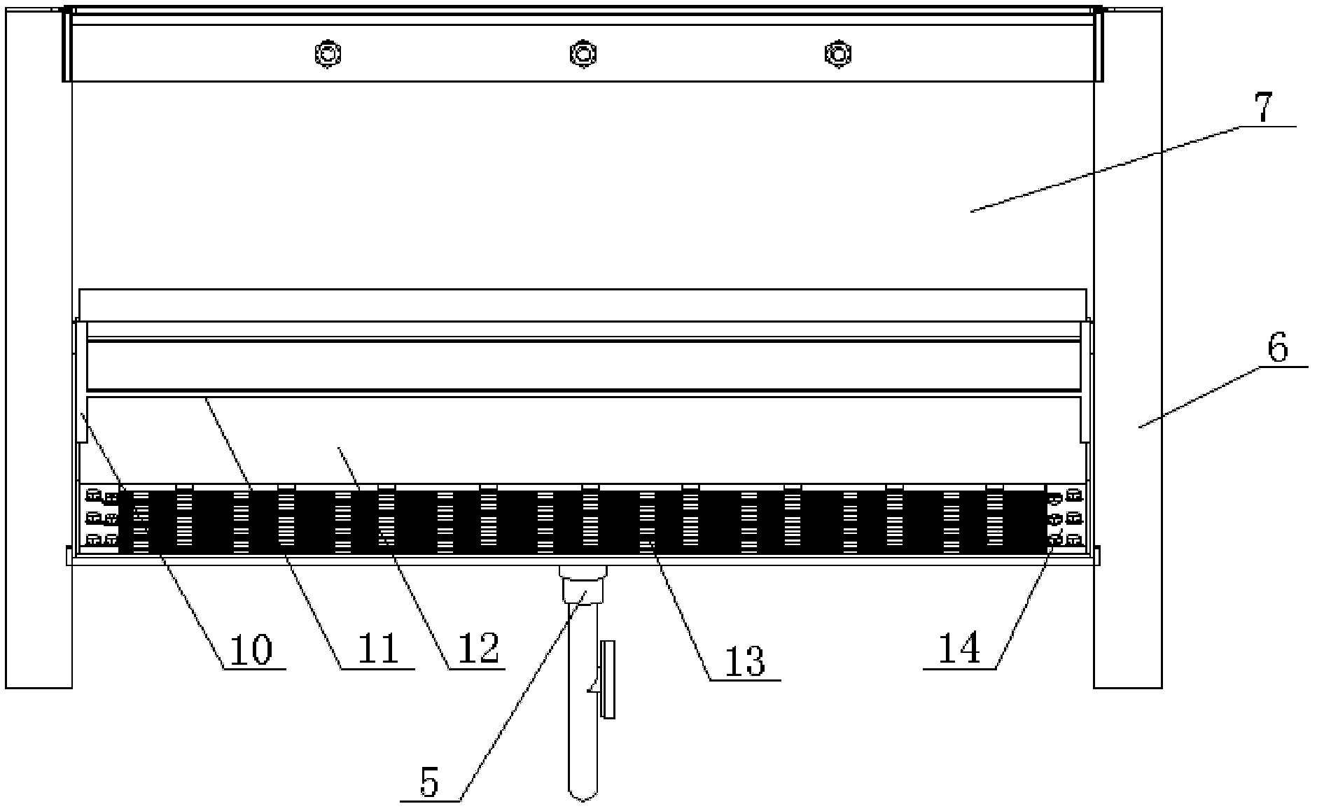 Pneumatic direct seeding precision sowing device for rice bud seeds