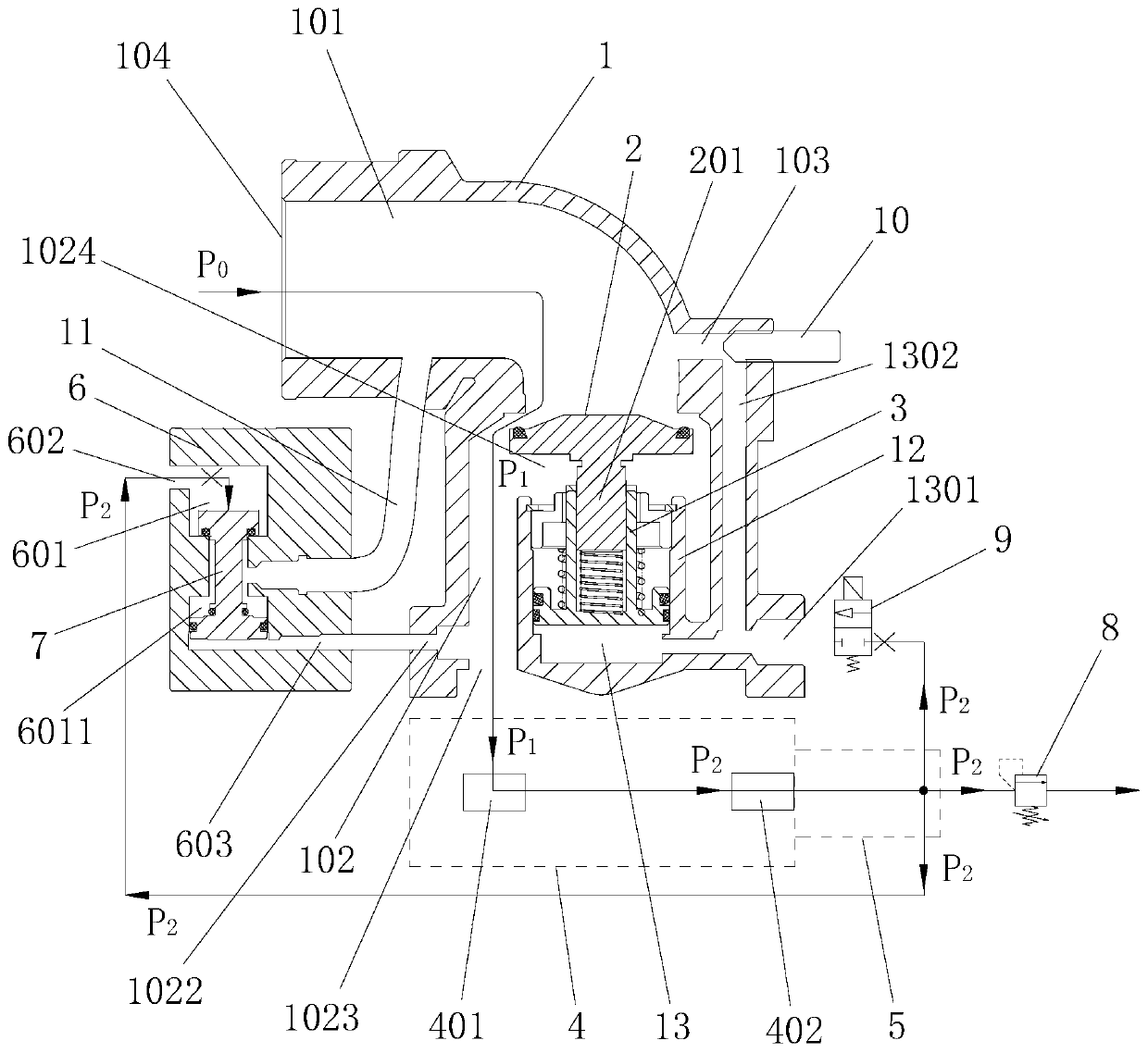 Control device, system and method for preventing lubricating oil of air compressor from being emulsified