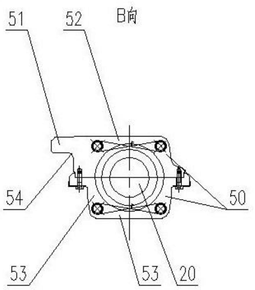 Wheel set lifting device and bogie with same