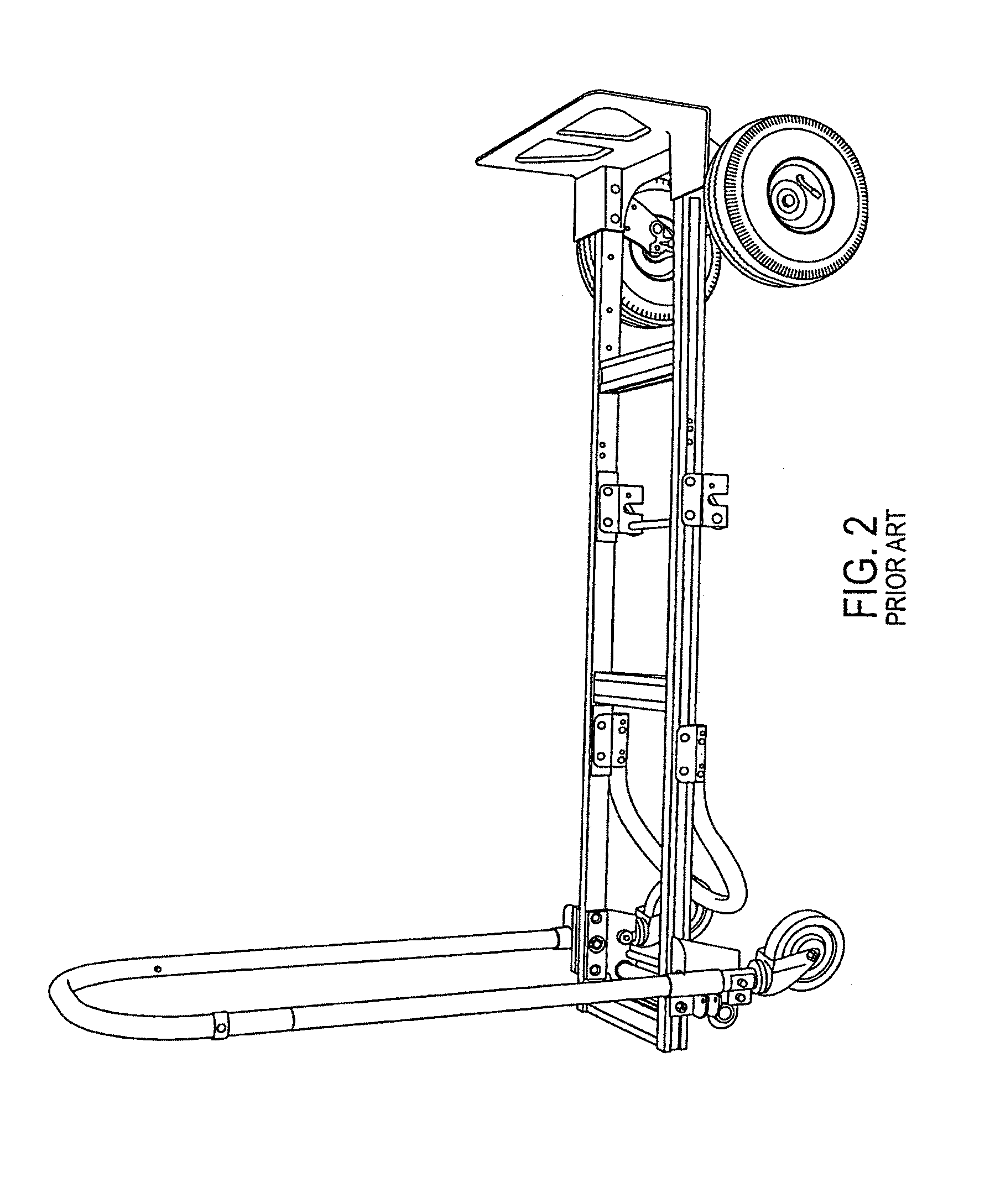 Pallet jack system and method for the transportation of stackable packaged goods pallets