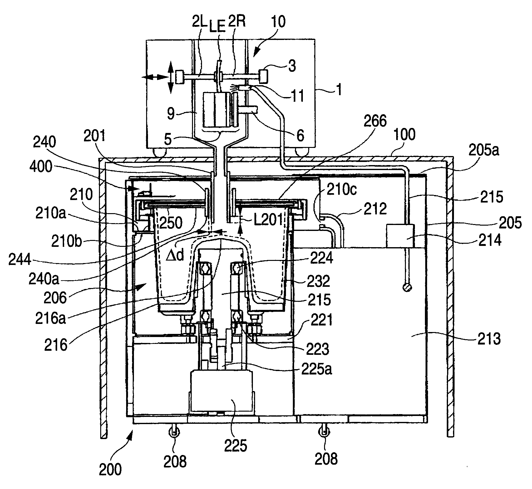 Apparatus of treating grinding water for processing periphery of eyeglass lens