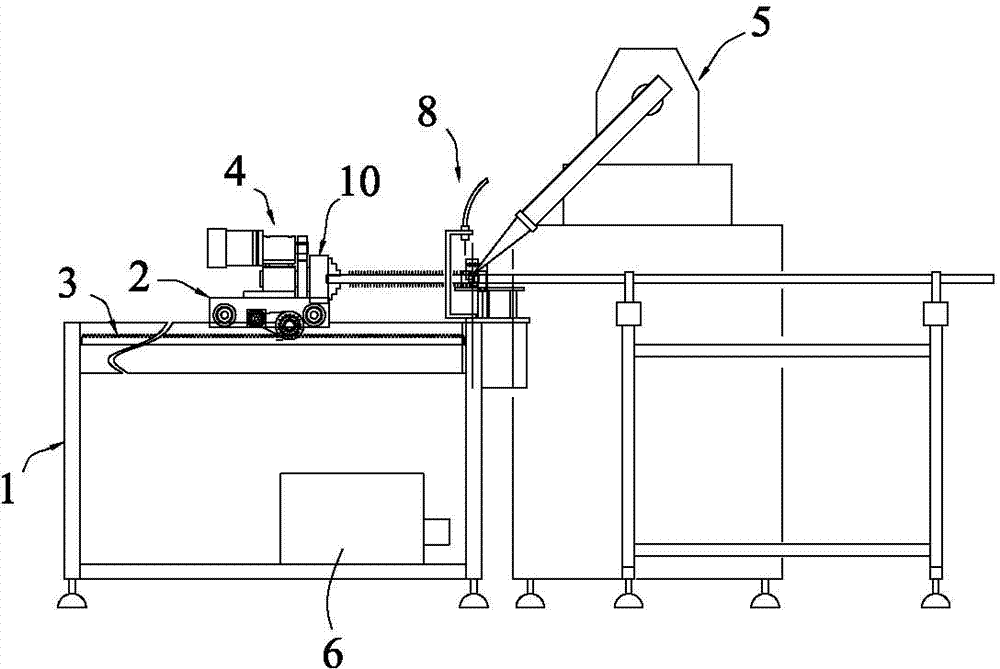 Numerical control helical finned tube laser welding molding equipment and welding molding method thereof