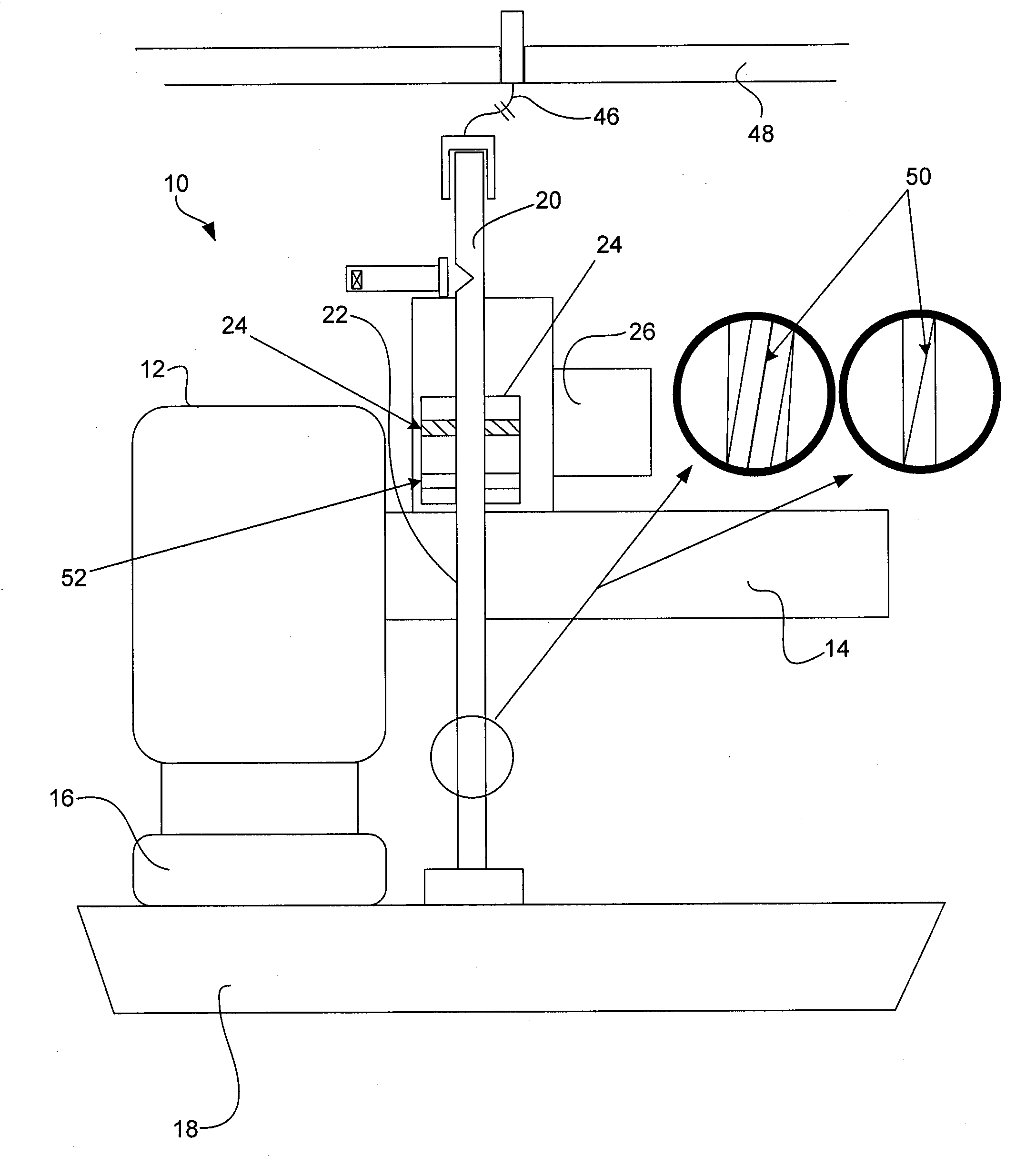 Brake wear measurement system and method