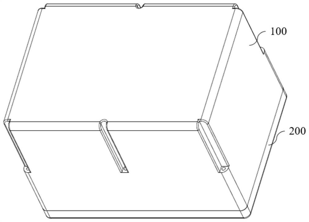 Lithium battery box, lithium battery pack and application thereof