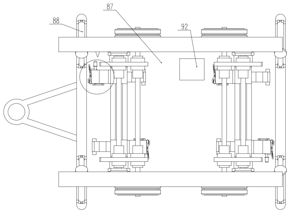 Trailer capable of switching different track advancing modes and using method thereof