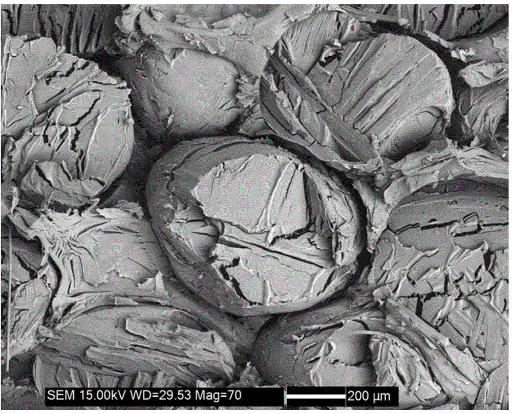 Foamy carbon/paraffin type phase-change composite material and encapsulation method thereof