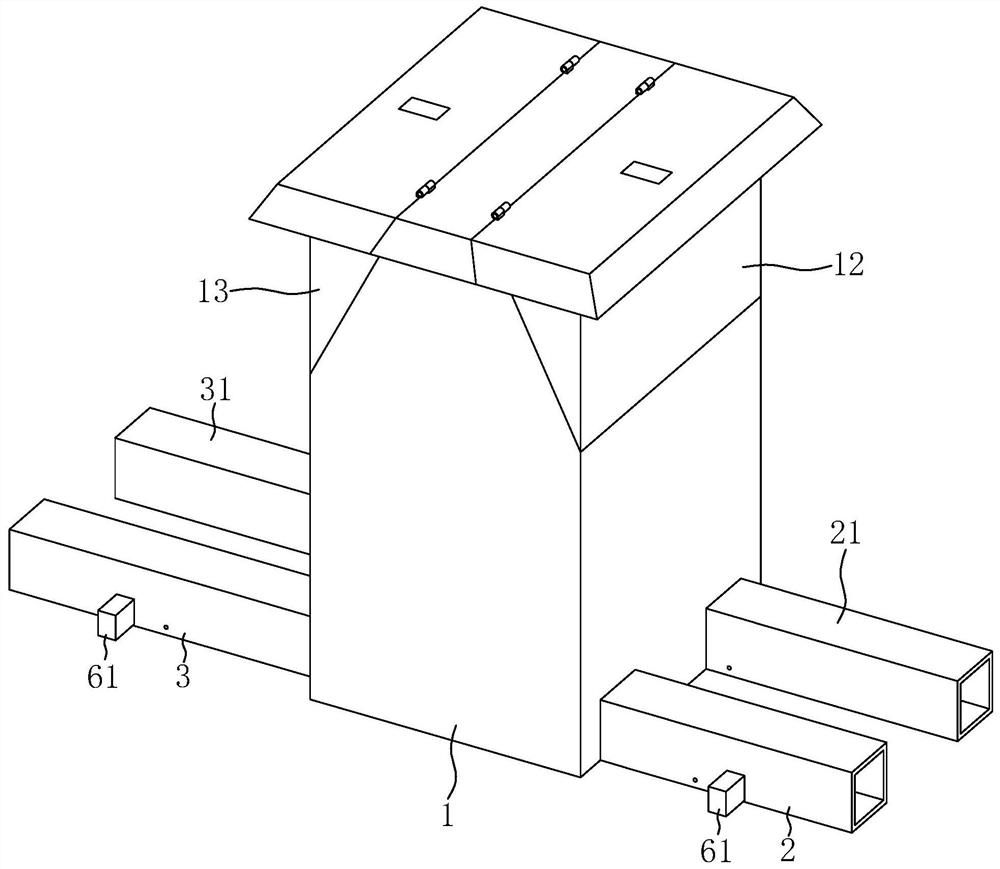 A high voltage cable branch box