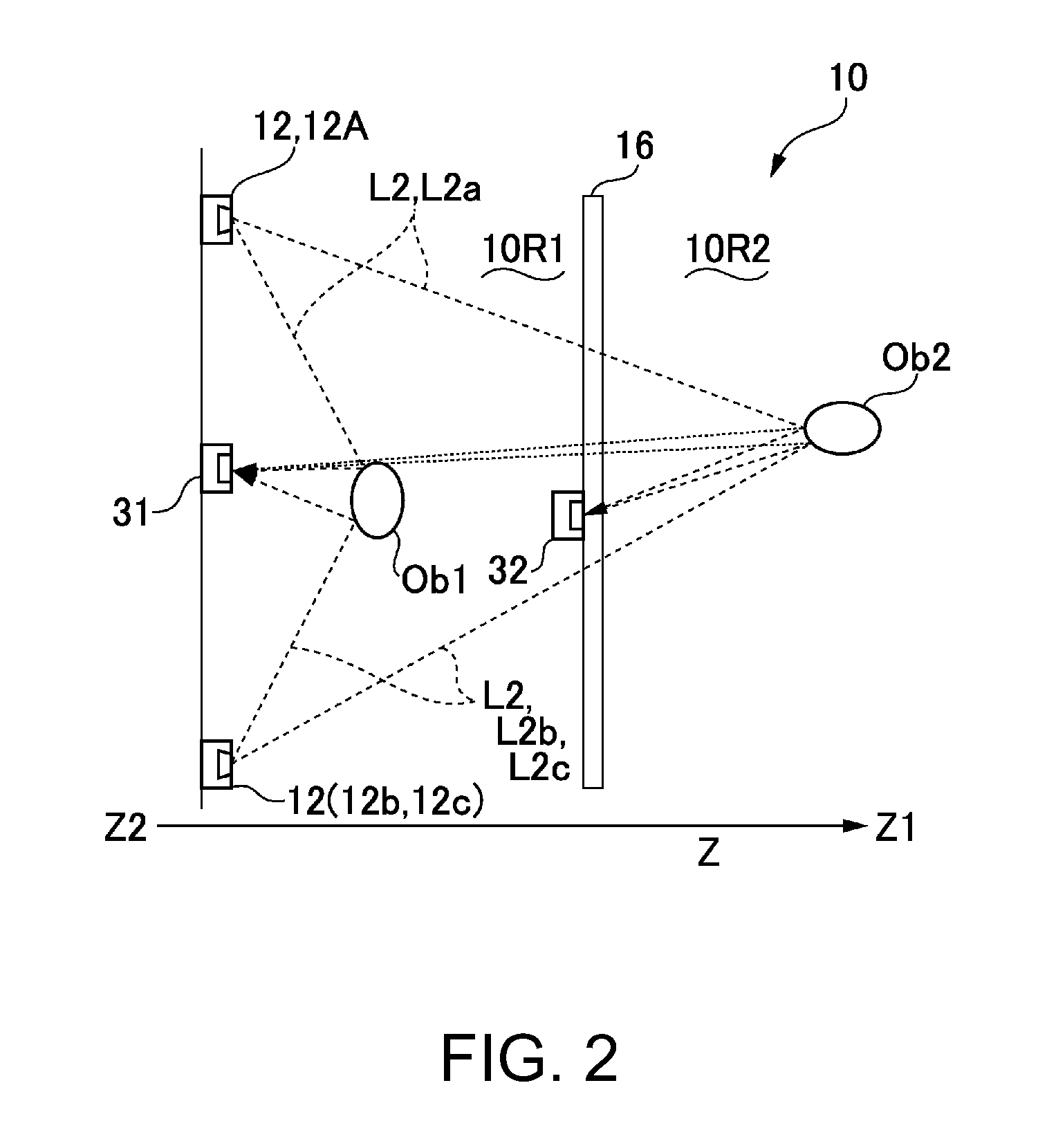 Optical position detection device