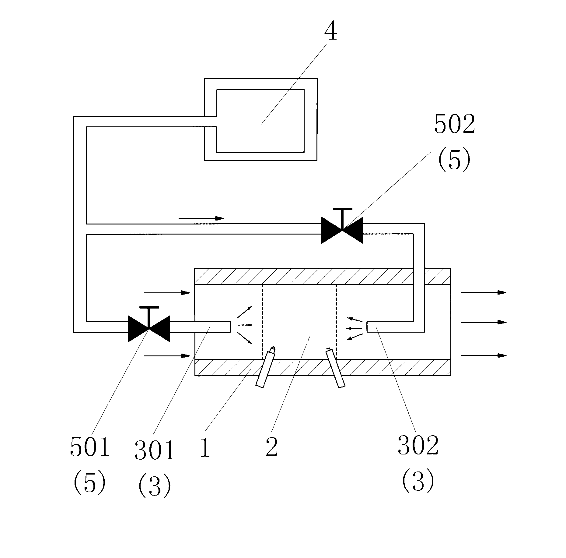 Gas piston pulse engine