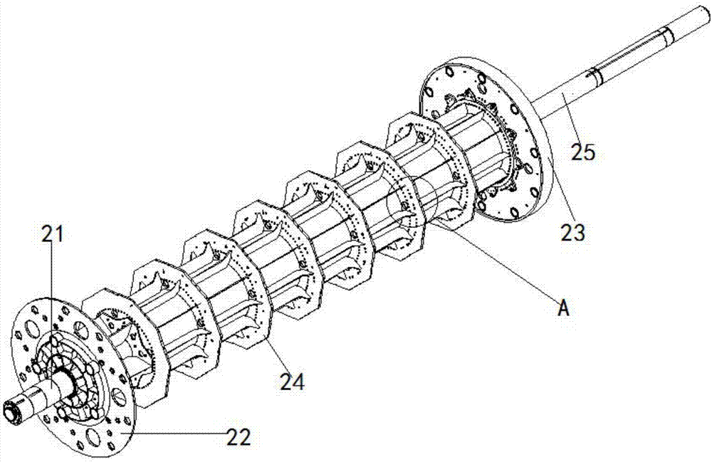 Novel multi-winch cage stranding machine