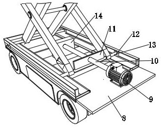 Auxiliary device with stable structure and for steel structure installation