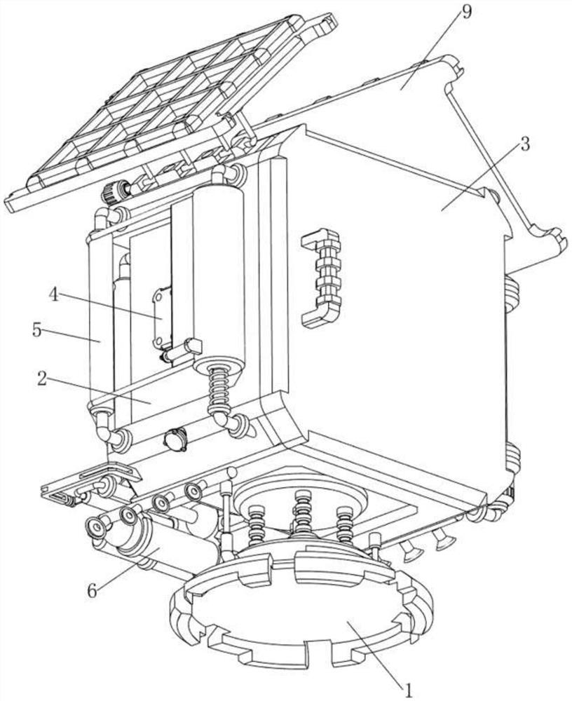 Intelligent storage cabinet with fireproof function