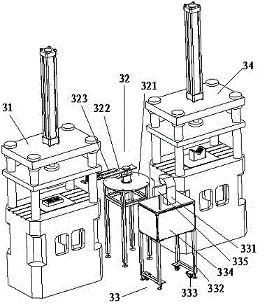 Stamping detection mechanism of stamping-welding line