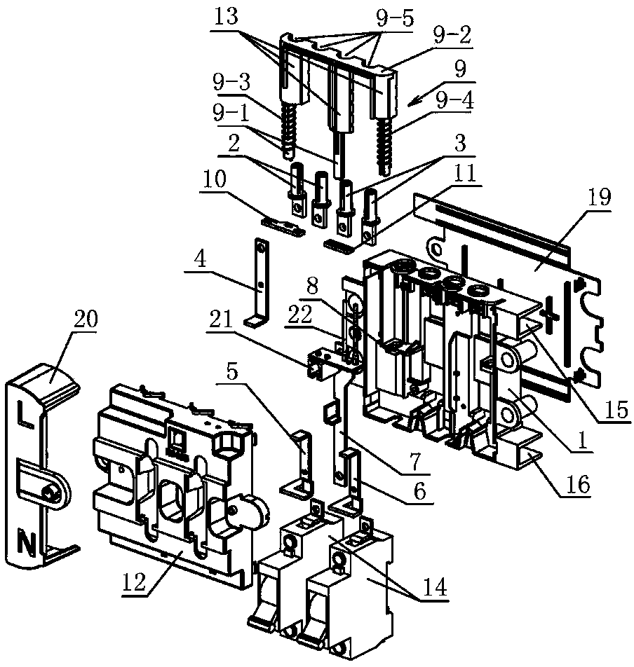 Electric energy meter connection terminal kit