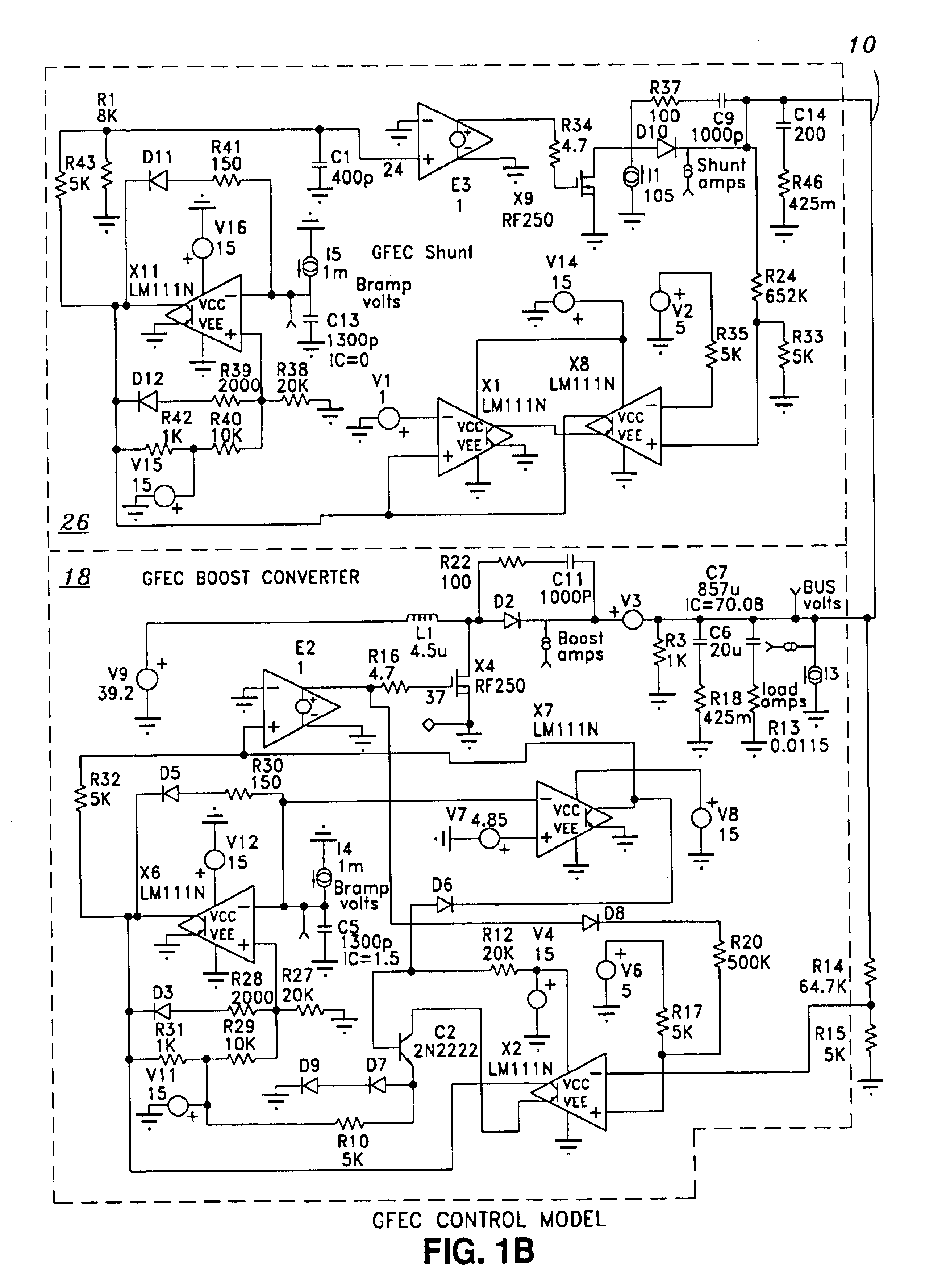 Bus voltage control using gated fixed energy pulses