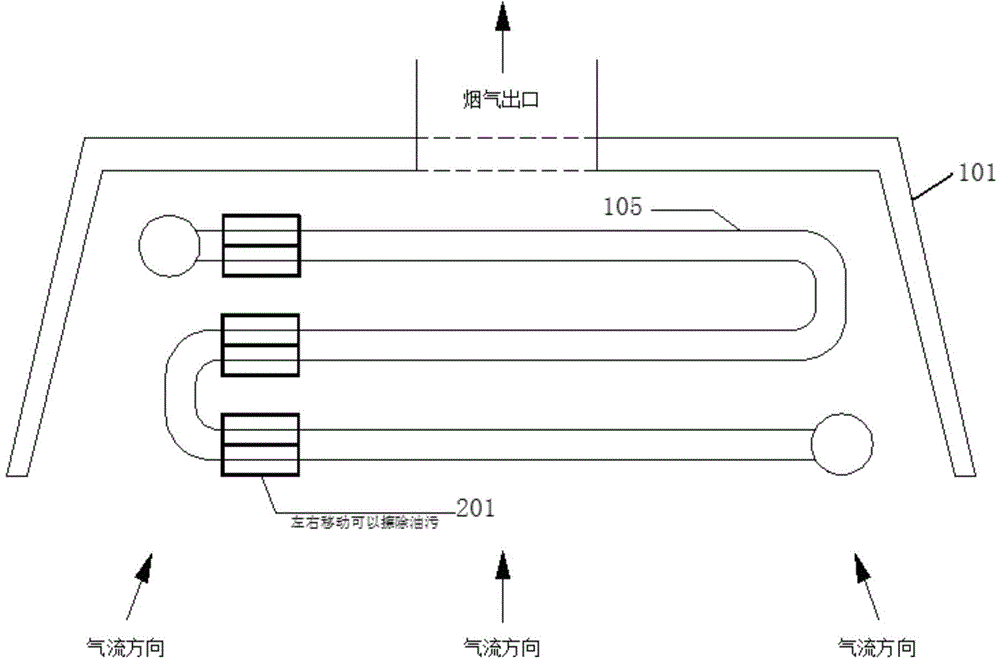 Heat-recovery kitchen ventilator system having cooking bench waste heat recovery function