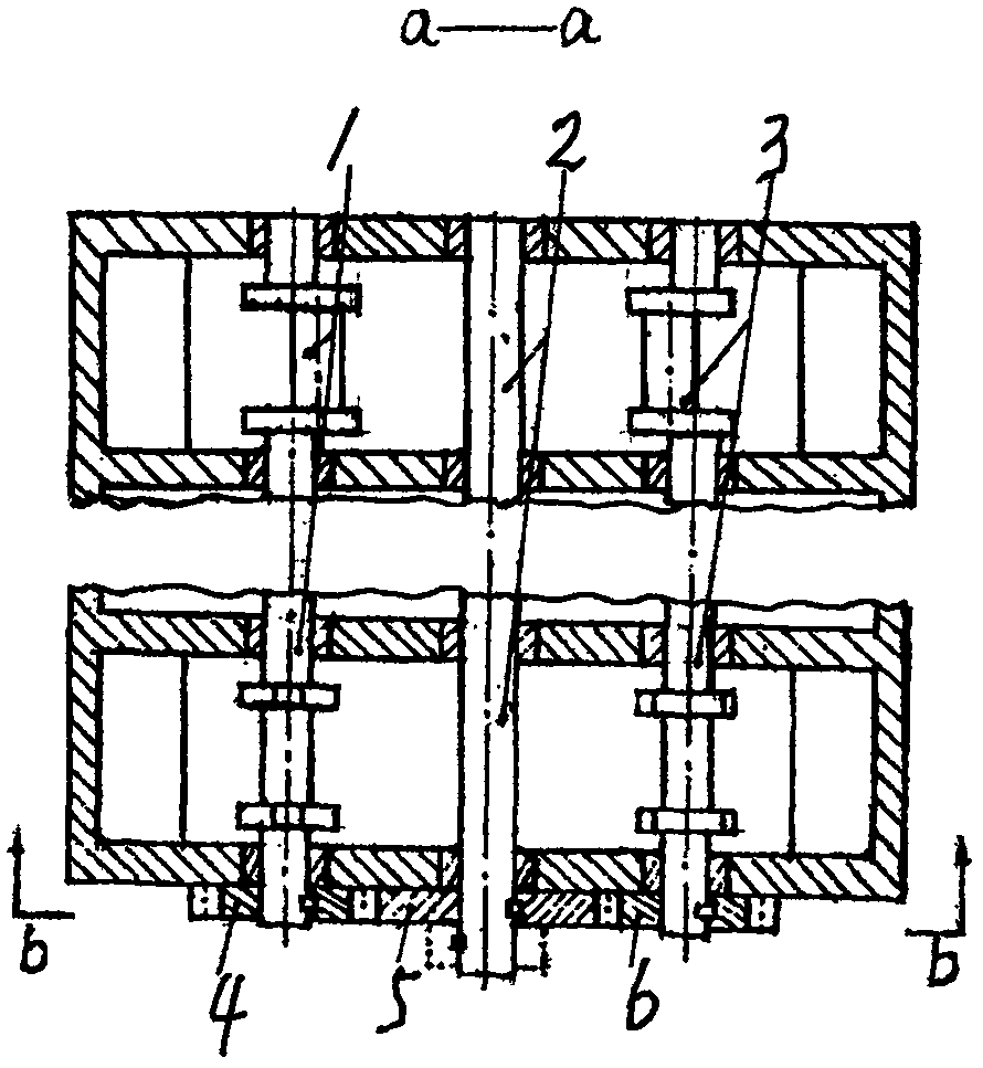 Piston reciprocating tank engine