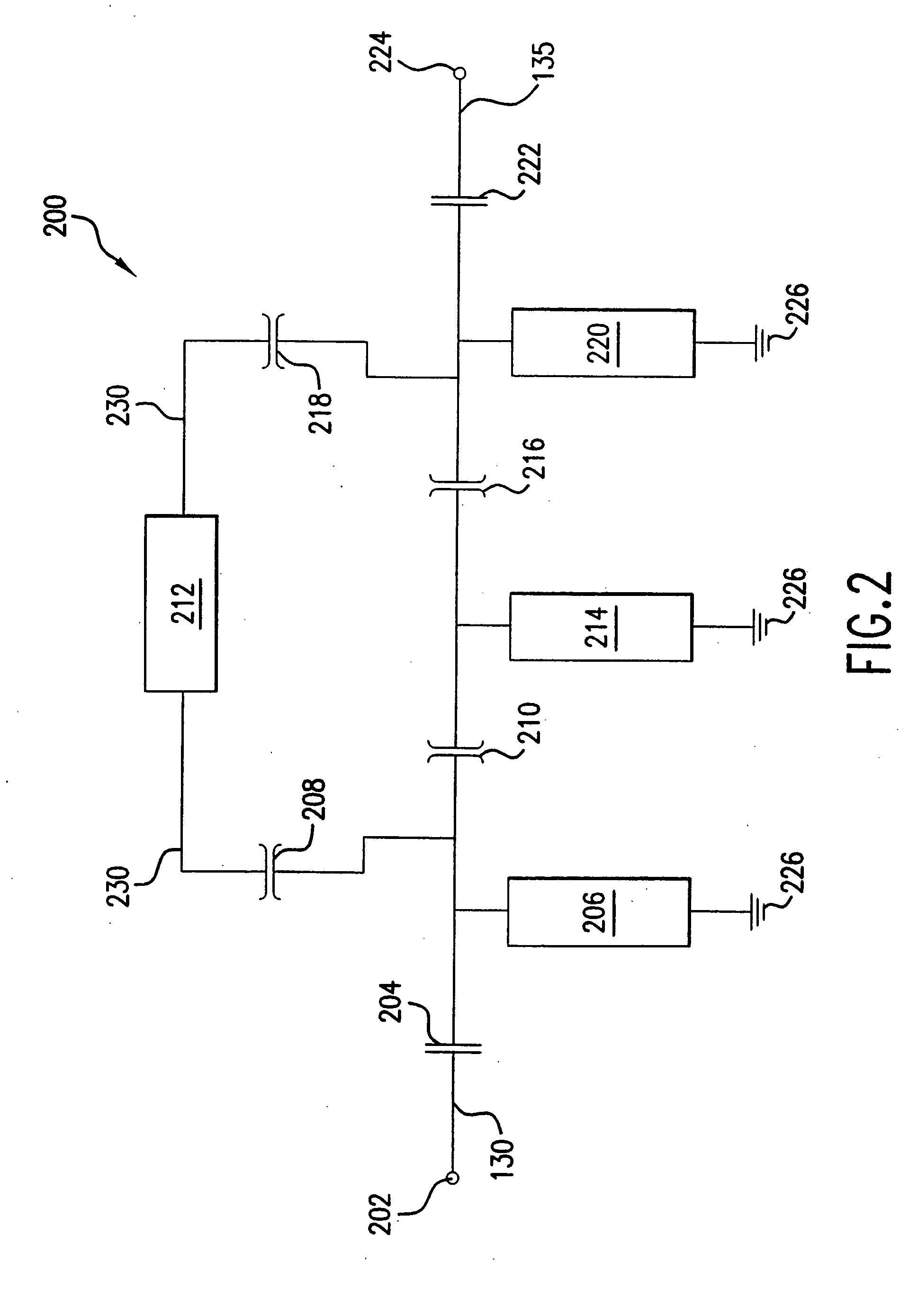 Printed bandpass filter for a double conversion tuner