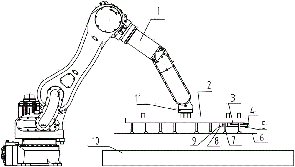 Glass stacking device and control method thereof