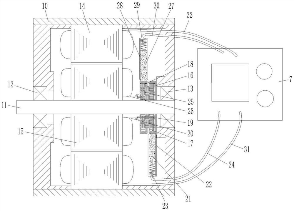 Electric tool with motor stator and motor rotor intelligently controlled through circuit board