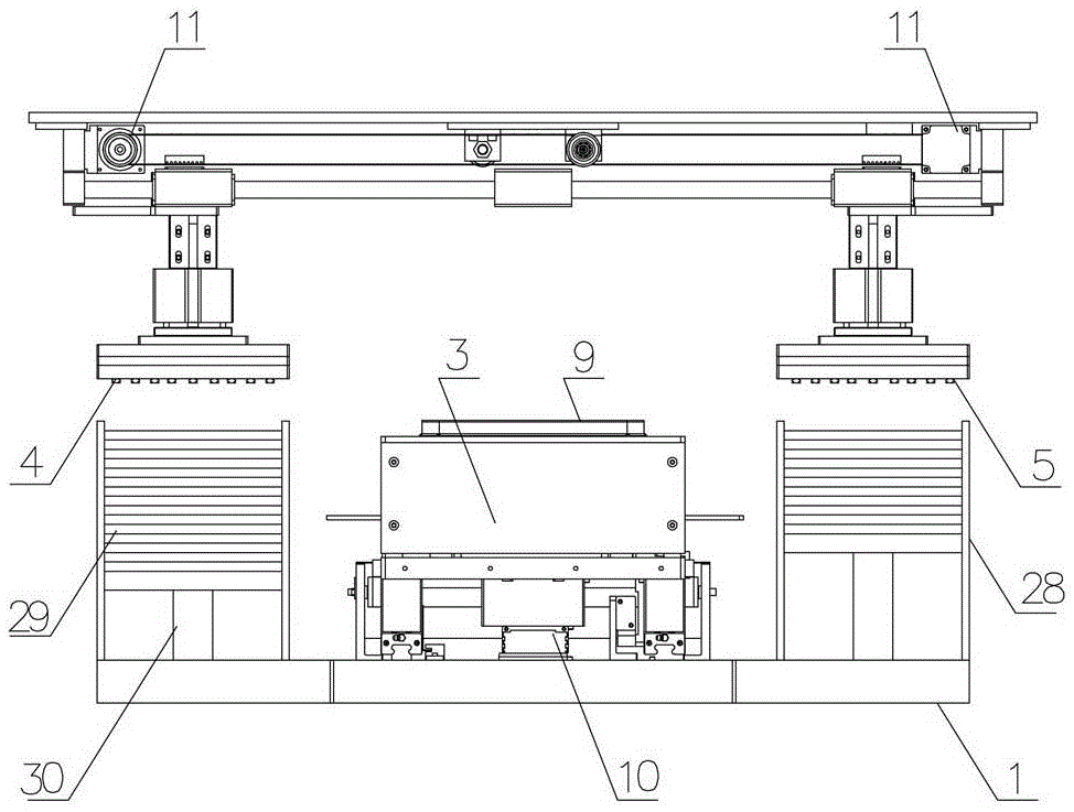 Laser cutting device for flexible display