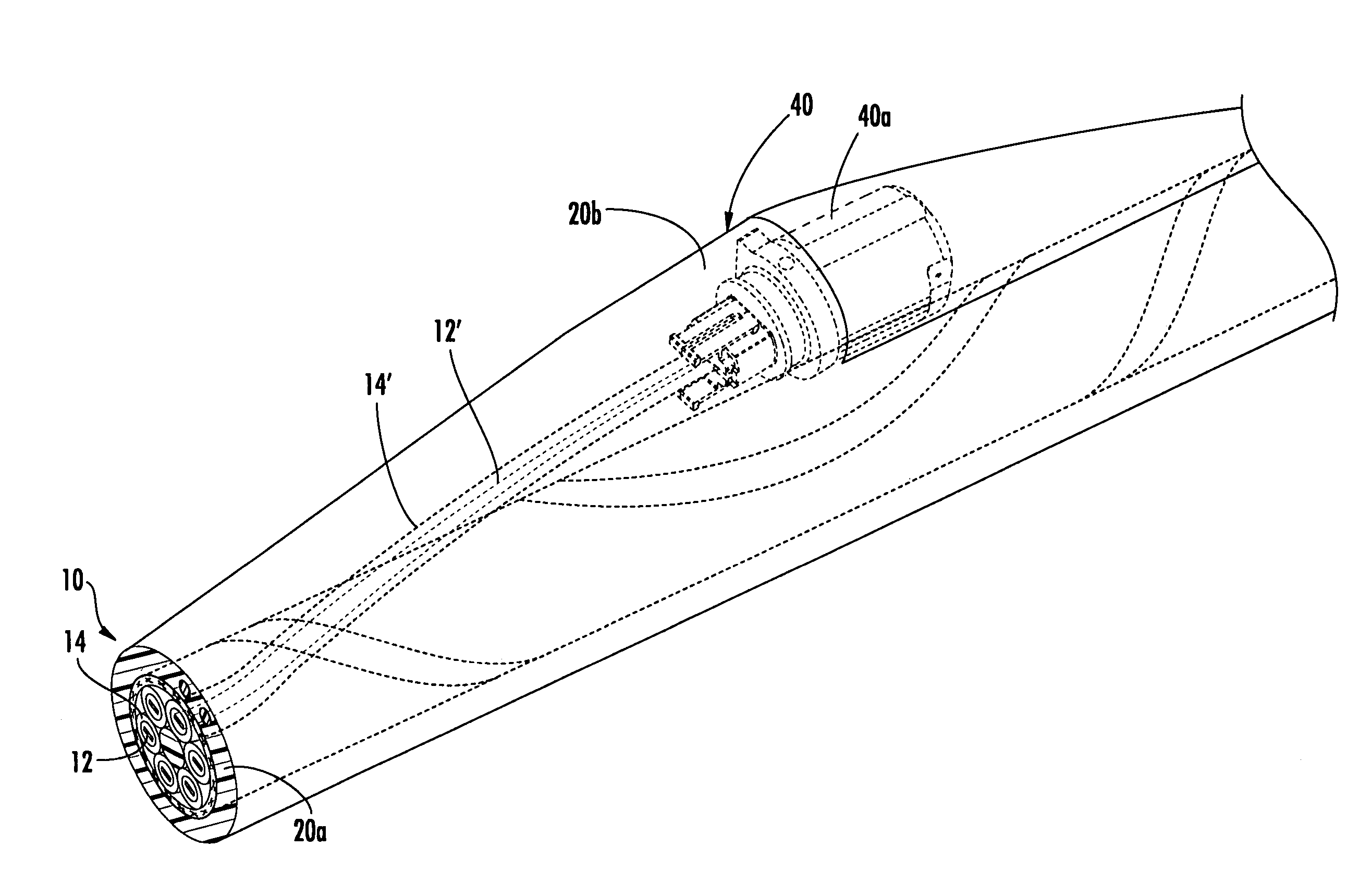 Fiber optic cables having at least one tether optical fiber