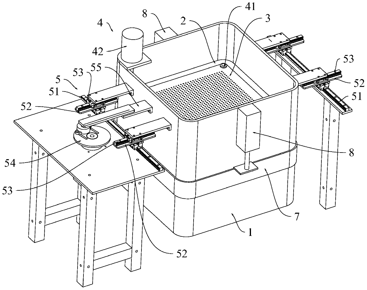 Seed selection device and seed selection method of agricultural seeding machinery