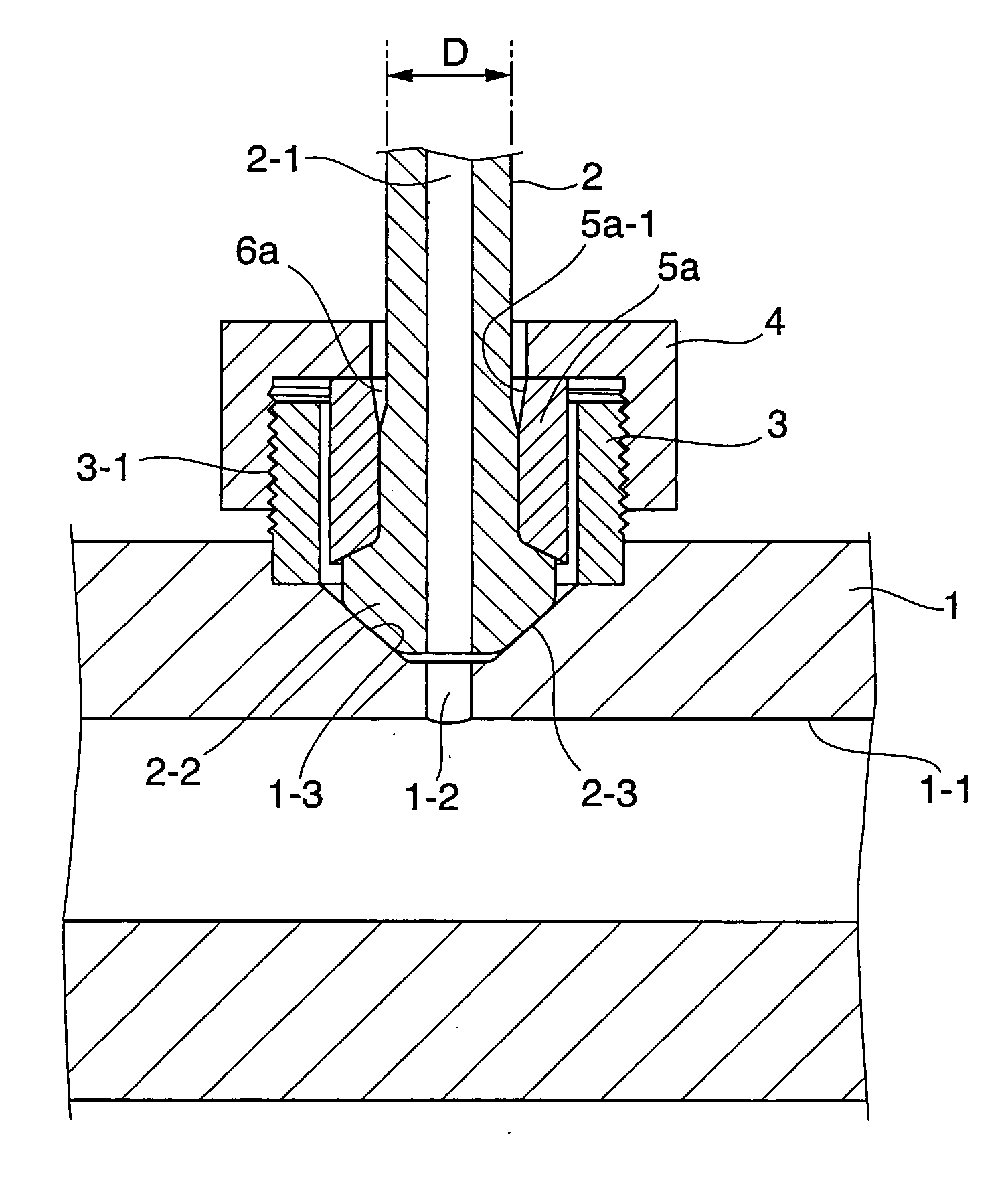 Joint structure of branch connector for common rail