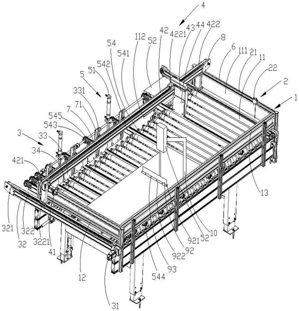 Automatic plate size measuring station and measuring method thereof