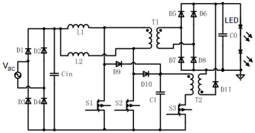 A Low Ripple LED Driver with Leakage Inductance Energy Recovery