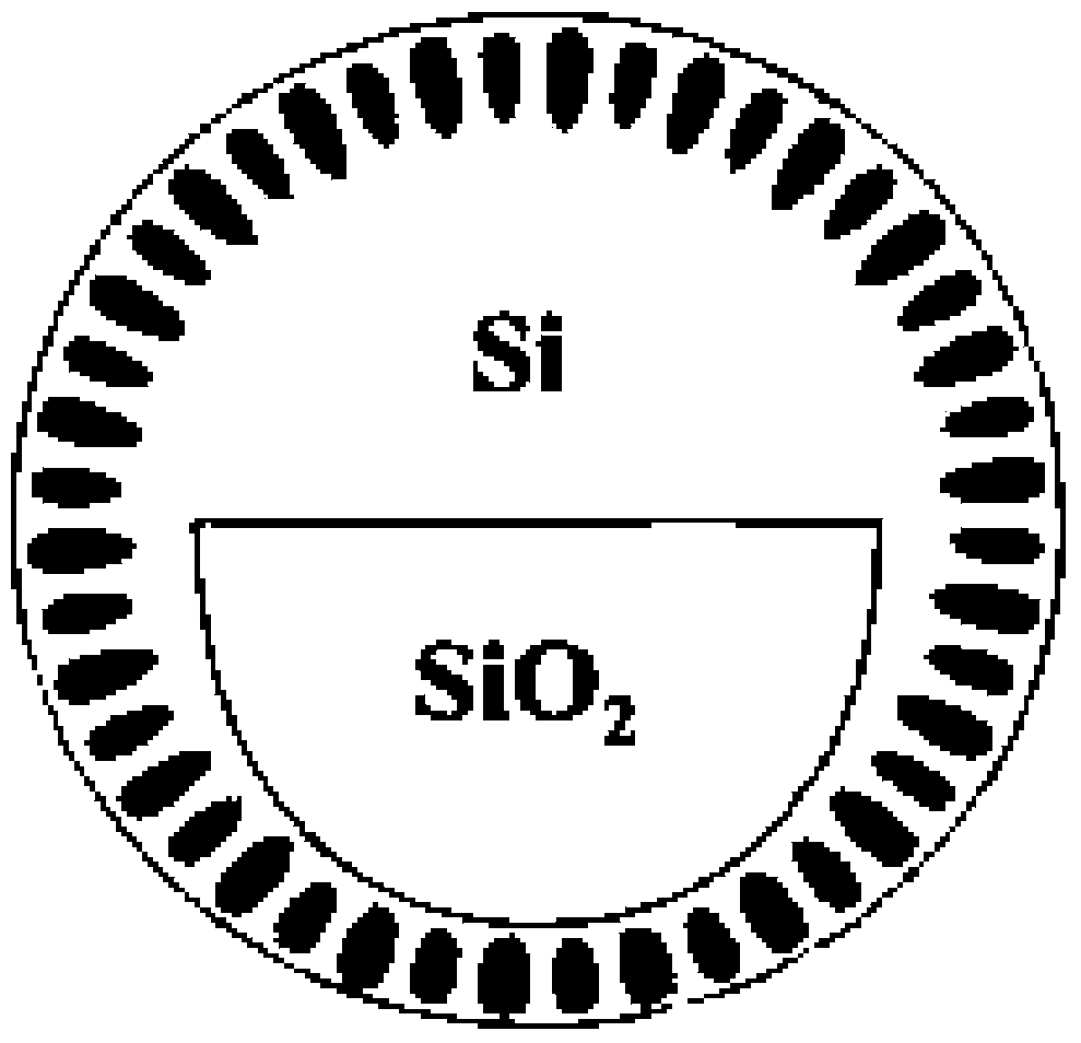 Single-mode half microdisk resonant cavity