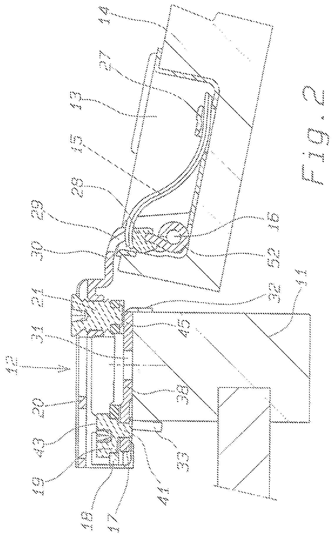 Hinge for pieces of furniture with a frame