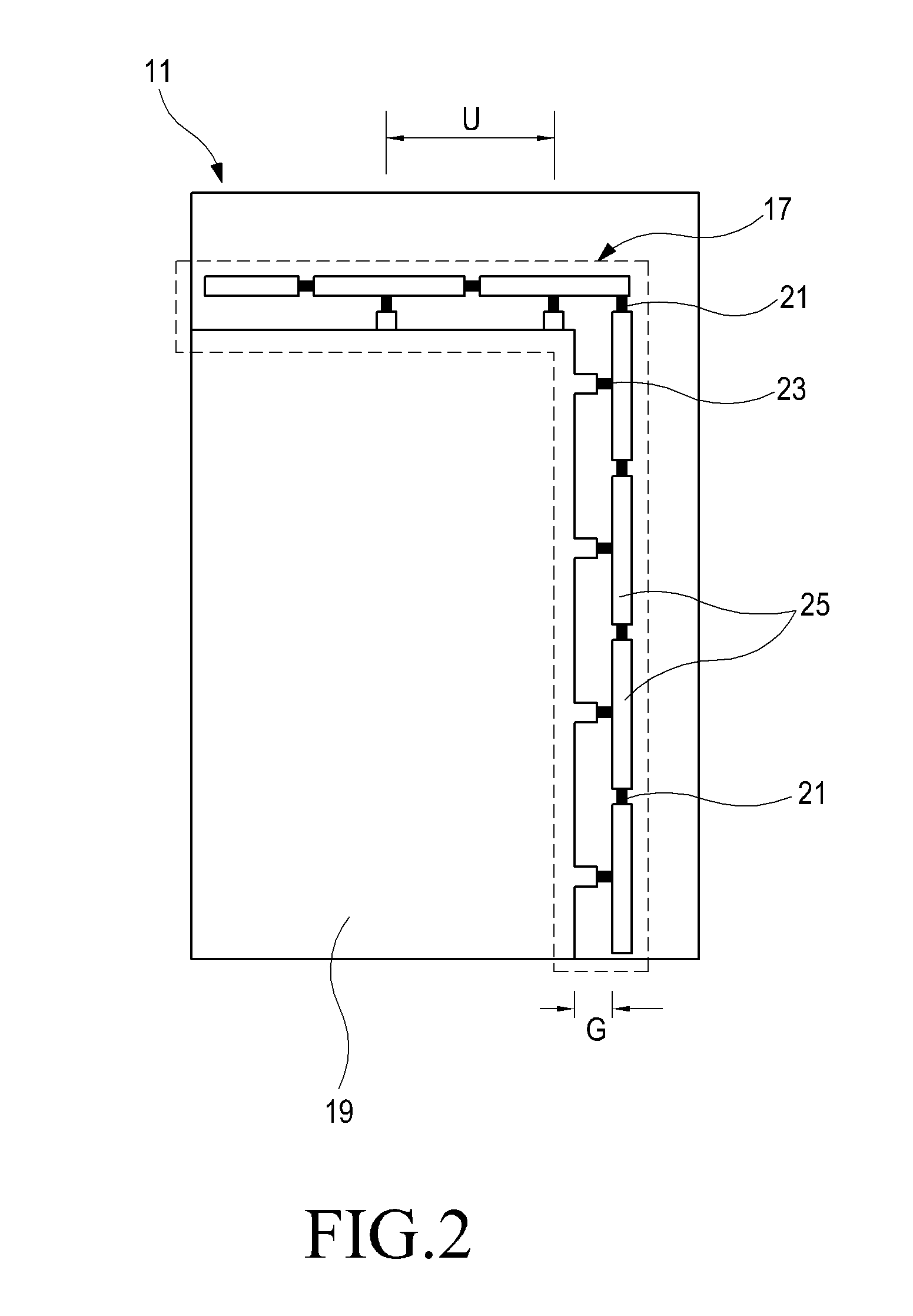 Antenna device for a portable terminal