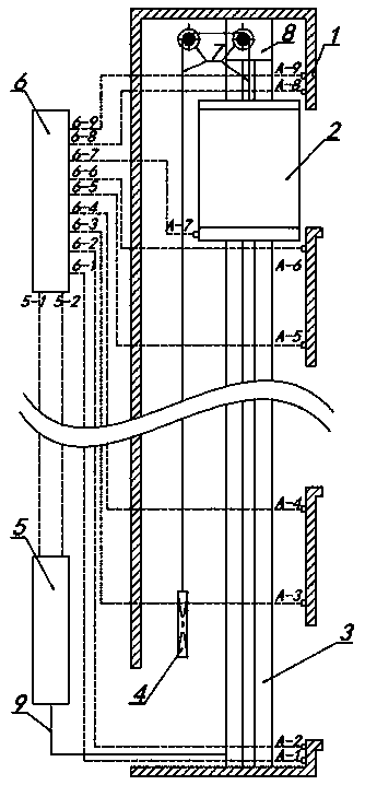 A belt-wearing hydraulic elevator